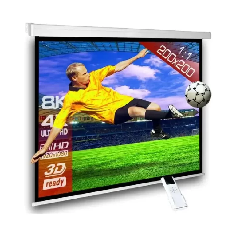 Lightwave 200cm x 200cm Electric Projection Screen